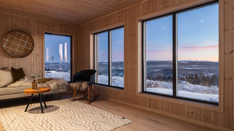 Interieur van een Noorse villa